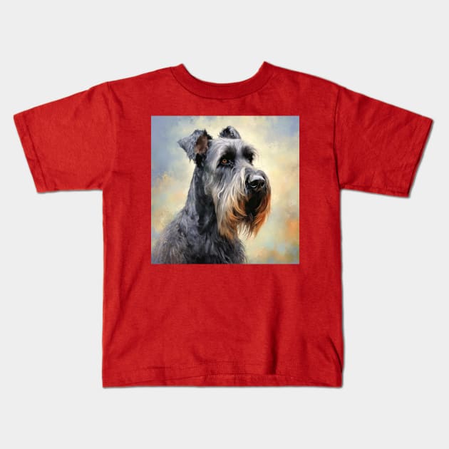 Schnauzer Kids T-Shirt by chapter2